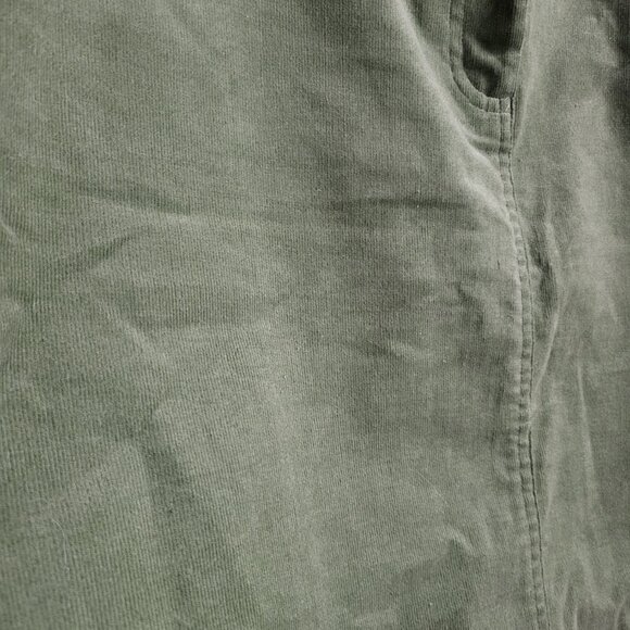 Lily Pulitzer Vintage Y2K Corduroy Skirt Green Womens 12 A Line Mini - Picture 3 of 9